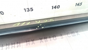 Left door sill molding for Audi A4 B9 17-19 S-Line, 195 cm, black, worn, scratches