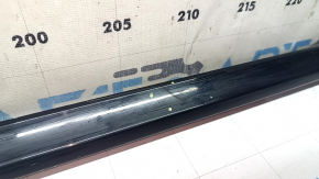 Right door sill molding for Audi A4 B9 17-19 S-Line, 195 cm, graphite, scratches