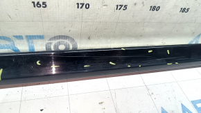 Right door sill molding for Audi A4 B9 17-19 S-Line, 195 cm, graphite, scratches