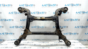 The rear subframe of the Audi Q8 19-26 is rusty.