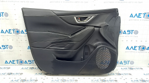 Door trim card front left Subaru Forester 19-24 SK black with gray insert, under chemical