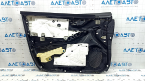 Subaru Forester 19-24 SK front right door panel, black with black insert, black leather armrest, with handle, scratches