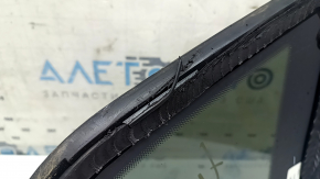 Rear left window, blind glass, VW Tiguan 18-24 matte, tinted, seal cut