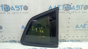 Rear right window, blind glass, VW Tiguan 18-24 matte, tinted, seal cut