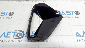 Front bumper grille left Audi E-Tron 19-23 black gloss, Quattro