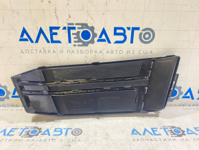 Left front bumper grille for Audi A4 B9 17-17 s-line, without radar, light chrome