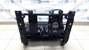 Rear seat, 2nd row, left, VW Tiguan 22-24, black cloth, white stitching