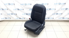 Driver's seat for a VW Tiguan 22-24 without airbags, manual, heated, black cloth, white stitching, ready to clean