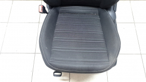 Driver's seat for a VW Tiguan 22-24 without airbags, manual, heated, black cloth, white stitching, ready to clean