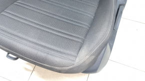 Driver's seat for a VW Tiguan 22-24 without airbags, manual, heated, black cloth, white stitching, ready to clean