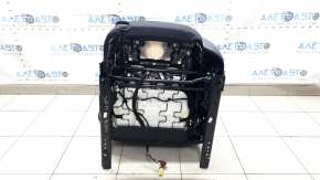 Driver's seat for a VW Tiguan 22-24 without airbags, manual, heated, black cloth, white stitching, ready to clean