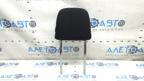 VW Tiguan 22-24 passenger seat headrest, black fabric, white stitching