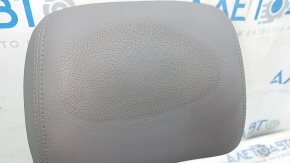 Audi Q5 80A 18-20 leather driver's seat headrest, gray, ready to clean
