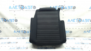 Rear seat cushion, 2nd row, right, VW Tiguan 22-24, black cloth, white stitching, for cleaning