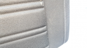 Rear seat cushion, 2nd row, right, VW Tiguan 22-24, black cloth, white stitching, for cleaning