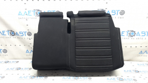 Rear seat cushion, 2nd row, left, VW Tiguan 18-21, black leather, perforated