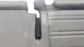 Rear seat cushion, 2nd row, left, VW Tiguan 18-21, black leather, perforated
