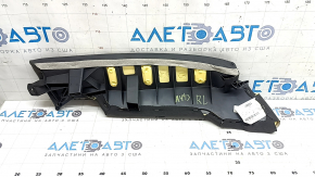 Left rear seat side panel for Audi A4 B8 13-16, black leather