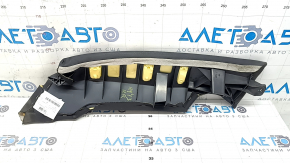 Right rear seat side panel for Audi A4 B8 13-16, black leather