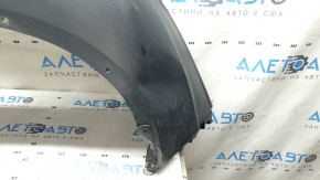 The rear bumper is bare, the lower part of the VW Tiguan 22-24, the structure is without parking sensors, it is torn, dented, the fasteners are broken, there are scratches.