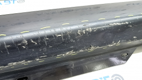 A set of illuminated door sills for a BMW 7 G12 16-22, M-Sport, worn, scratched, after repair