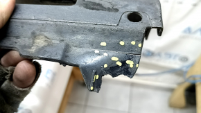A set of illuminated door sills for a BMW 7 G12 16-22, M-Sport, worn, scratched, after repair