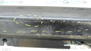 A set of illuminated door sills for a BMW 7 G12 16-22, M-Sport, worn, scratched, after repair