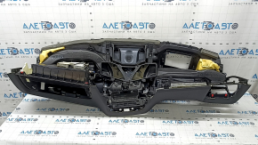 BMW 7 G11 G12 16-19 leather dashboard with AIRBAG, black and beige
