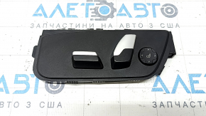 Front right passenger seat runner cover for BMW 7 Series G11 G12 16-22 black