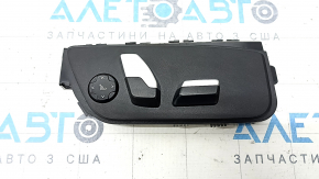 Front right passenger seat runner cover for BMW 7 Series G11 G12 16-22 black