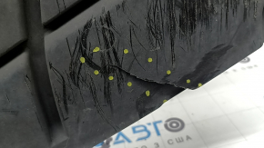 Rear bumper protection BMW 7 G11 G12 16-22 cracks, breaks 