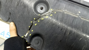 Rear bumper protection BMW 7 G11 G12 16-22 cracks, breaks 