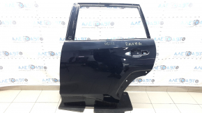 Bare rear left door Toyota Rav4 19-20 black 218, painted blue 0.25, butts