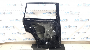 Bare rear left door Toyota Rav4 19-20 black 218, painted blue 0.25, butts