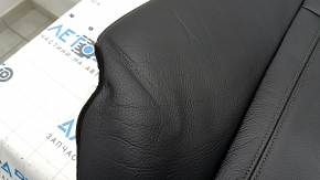 Rear seat cushion for BMW 7 G11 G12 16-22, black leather, heated, wrinkled