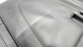 Rear seat cushion for BMW 7 G11 G12 16-22, black leather, heated, wrinkled