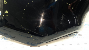 Left rear bumper, bare, Toyota Rav4 19-24, black, 218, scratches
