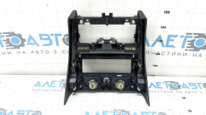 Rear center console trim for BMW 7 G11 G12 16-19 black, with cigarette lighters and cover, scratches