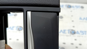 Rear center console trim for BMW 7 G11 G12 16-19 black, with cigarette lighters and cover, scratches