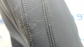 Driver's seat back upholstery BMW 7 G11 G12 16-19 black leather, heated, scratches, tear