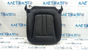 BMW 7 G11 G12 16-19 passenger seat cushion upholstery, black leather, heated