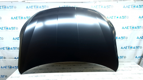 The bare hood of the Hyundai Elantra AD 19-20 steel, creased