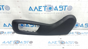 Rear driver's seat cover for BMW 7 G11 G12 16-19, black, with backlight