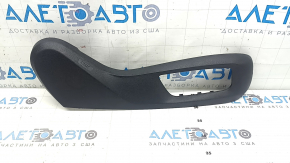 Rear driver's seat cover for BMW 7 G11 G12 16-19, black, with backlight