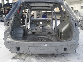 Rear panel for VW Tiguan 18-24, 2 parts, on the body, silver