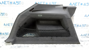 Left arch trim for a 19-23 Porsche Cayenne, gray, with cigarette lighter, without cover, scratches