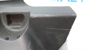 Left arch trim for a 19-23 Porsche Cayenne, gray, with cigarette lighter, without cover, scratches