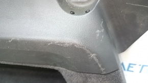 Left arch trim for a 19-23 Porsche Cayenne, gray, with cigarette lighter, without cover, scratches