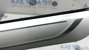 Insert door sill trim inner rear right BMW 7 G11 G12 16-22 chrome, scratches