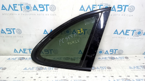 Rear right window with blind glass for Porsche Cayenne 958 11-14 with molding, torn seal